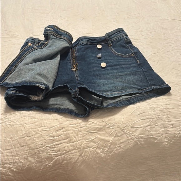 Denim Mini Skort - Picture 7 of 11